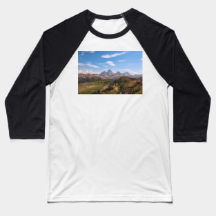 Summer Teton Views from Grand Targhee Baseball T-Shirt